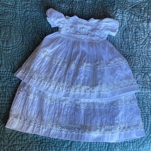 Baby Baptism gown. Two piece. White. NWOT